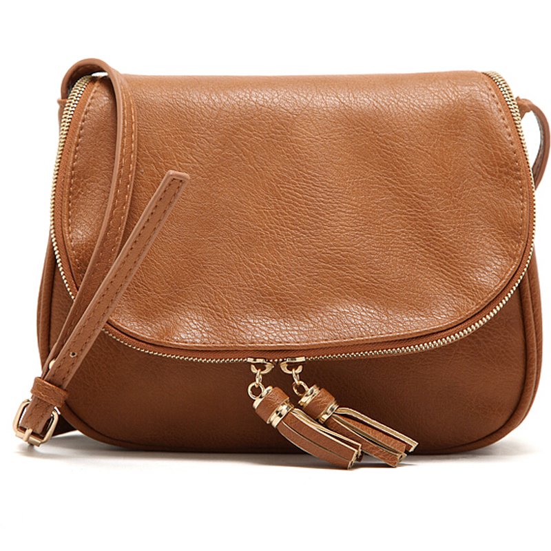 New Brand PU Leather women Bags fashion women messenger bags high quality tassel handbags bag for