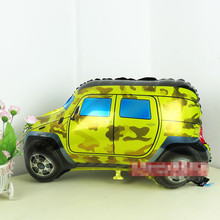 10 unids/lote dibujos animados en forma de coche Alumium Foil globos cumpleaños de los niños decoración fiesta de los niños de aire inflable bolas