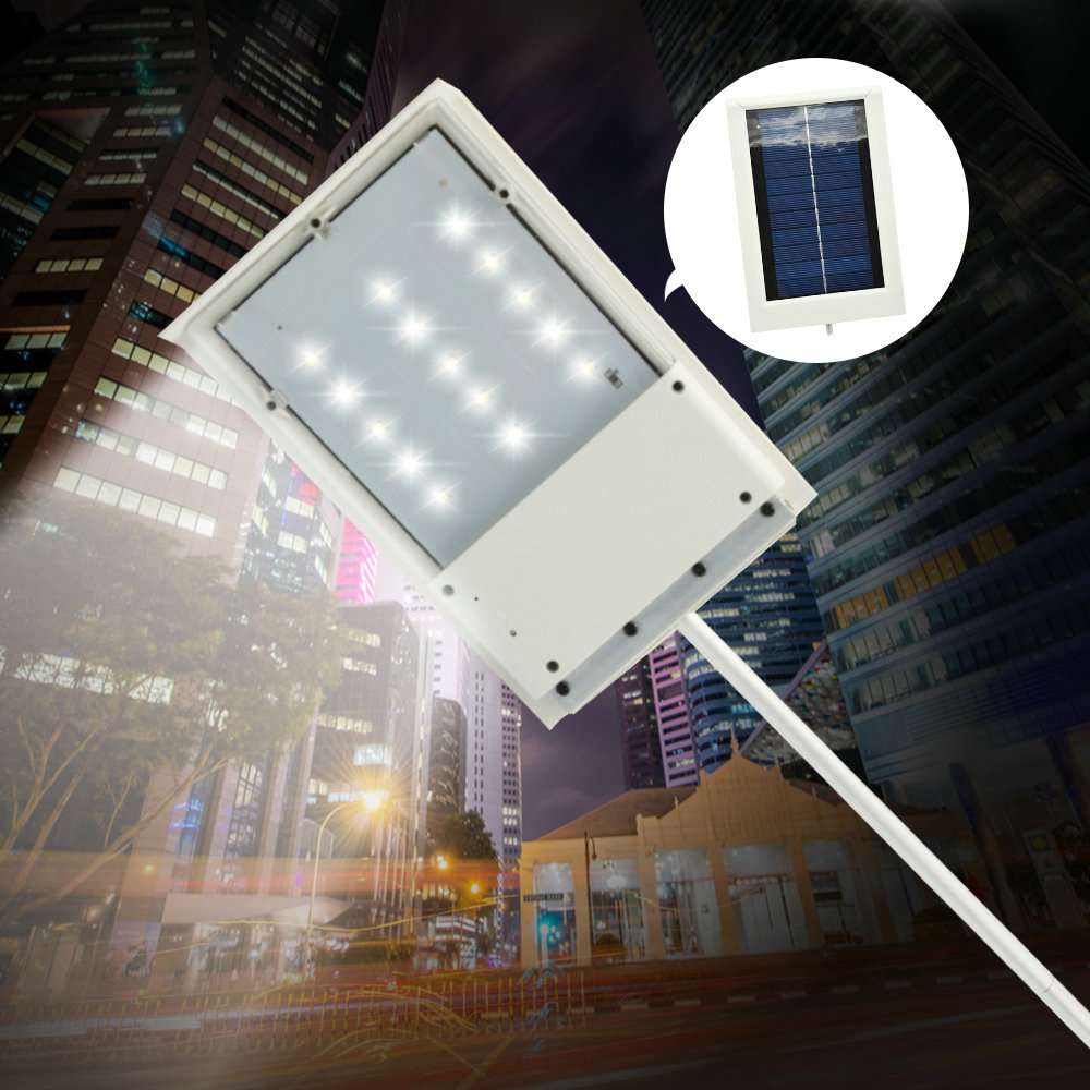 15 LED Solar Powered Panel LED Street Light Solar Sensor