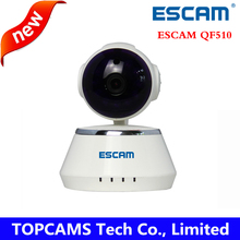 ESCAM Secure Dog 720p wifi camera QF510 Hi3518E IR cut Built-in speakers support PTZ Micro SD onvif alarm wireless ip camera