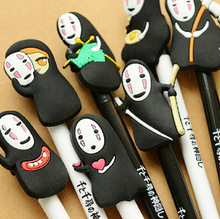 Korea stationery Hayao Miyazaki animation gel pen creative pen cute, cartoon faceless male pens kawaii material escolar canetas