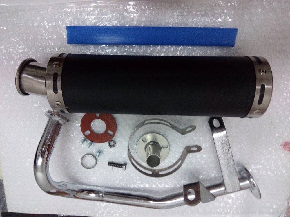 Scooter Performance Exhaust System font b GY6 b font 50cc QMB Chinese Scooter Moped Parts