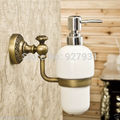 Free Shipping Wholesale And Retail Luxury Art engraving Liquid Shampoo Bottle Hand Cleanser Dispenser