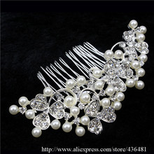 Crystal Rhinestone Hair comb Handmade Bulk Sale Factory outlets Bridal Accessory,Women Wedding Jewelry