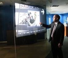 27″ 10 points transparent Interactive Touch Foil Film USB touch Film for touch kiosk, table etc