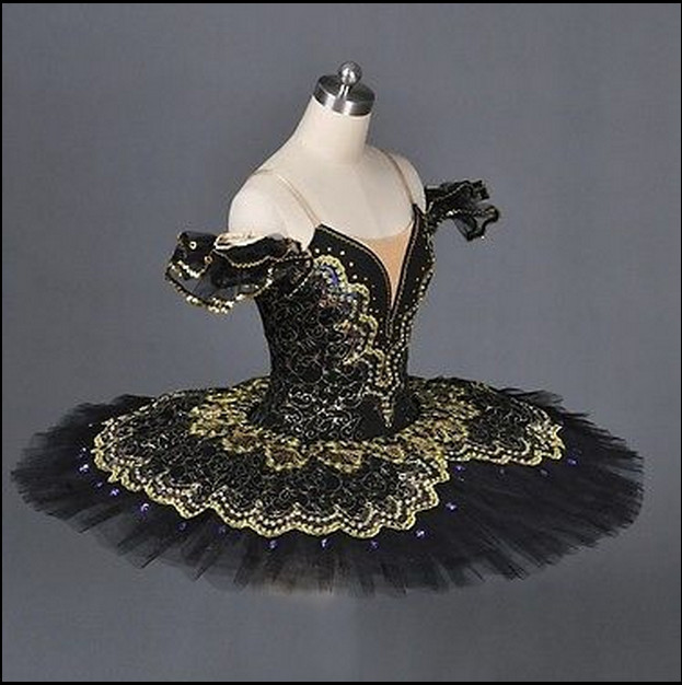 Adult Black Swan Classical Ballet Tutu Ballet Costume For