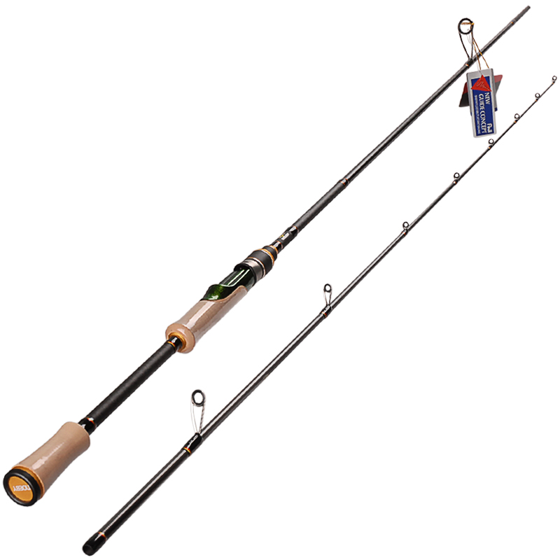 Noeby Carbon Spinning Fishing Rod 2 Section1.98m/2.13m/2.44m M/ML FUJI A Guide Ring FUJI Reel Seat Vara De Pesca Olta Lure Rods