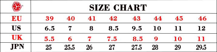 Motorbike Boot Size Chart