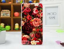 2015 Top Selling Colorful Butterfly rose Flowers Women Girls Painted Mobile cell Phone Case For Lenovo