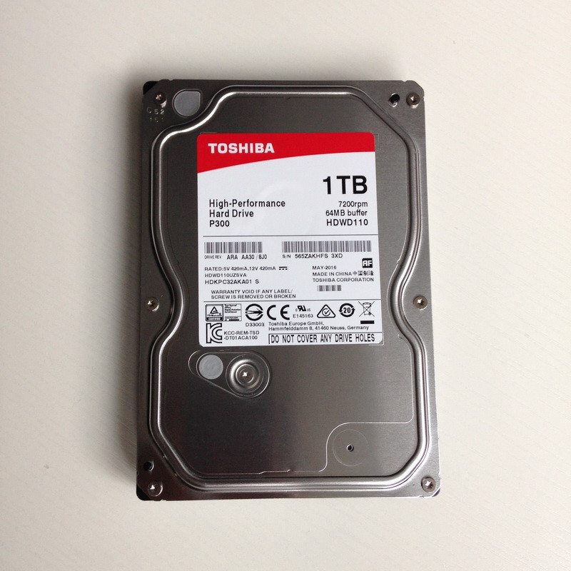 TOSHIBA High Performance 1TB Hard Drive Disk 1000GB HDD 3 5 Desktop PC