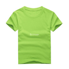 New 2014 Brand Summer Kids Boys Clothes T Shirt 2 14 Years Old Plain Solid Color