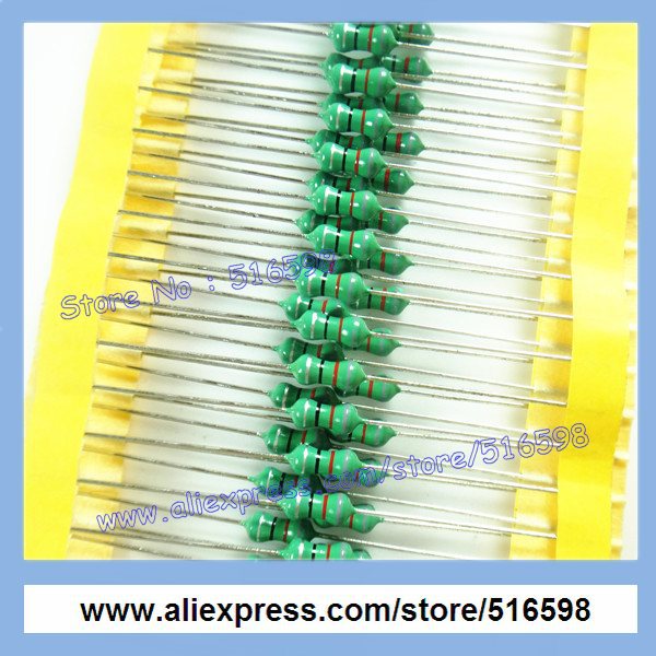 Color code inductors AL0410 0410 82UH 1 2W 0 5W AXIAL LEAD FIXED INDUCTORS Resistor shaped