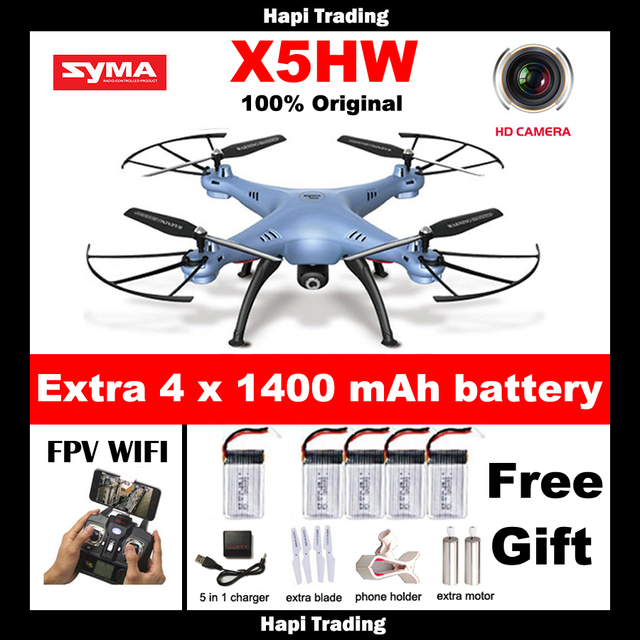 2016 НОВЫЙ Сыма X5HW FPV RC Quadcopter Дрон с WI-FI Камера 2.4 Г 6-осевой RC Обновления Вертолет Игрушки Высокого Давления