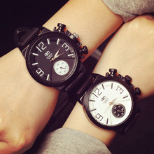 New Arrival High Quality QF Brand Big Dial Men Male Watch Military Fashion Watches Quartz Sports Wristwatches Gift