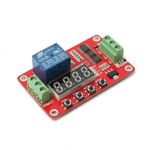 High Quality Newest 12V DC Multifunction Self-lock Relay PLC Cycle Timer Module Delay Time Switch