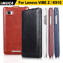 Luxury Quality Lenovo Vibe Z K910 Case capa fundas vertical Flip Leather Case Cover For Lenovo K910 Cell Phone Original cases