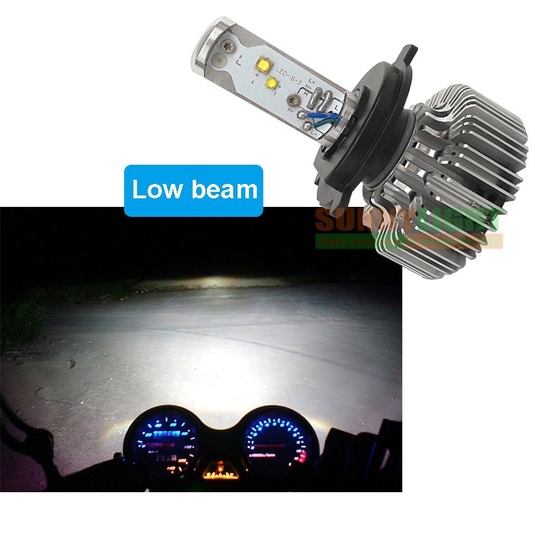 17- high lumen led motorcycle headlight headlamp head light lamp internal light source