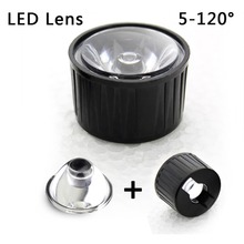 10 unids/lote lente Led 20 mm 5 10 15 30 45 60 90 120 ángulo 1w3w poder más elevado llevó granos lente plana