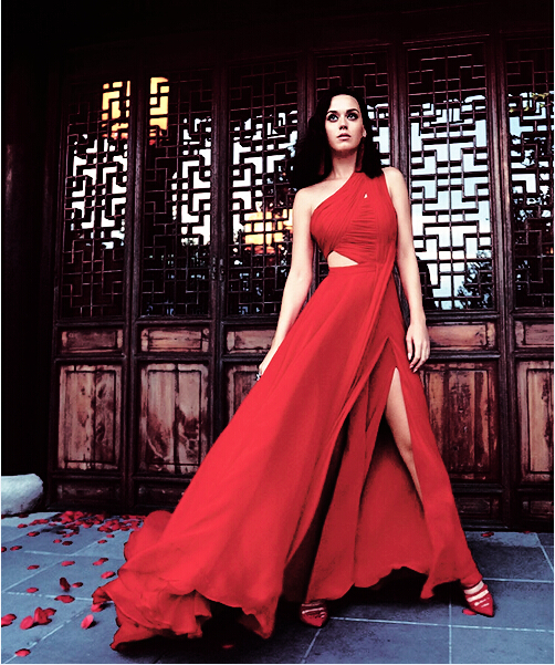 ... 2014-red-gown-one-shoulder-long-evening-dress-red-carpet-dresses-for