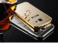 Phone Case For Samsung Galaxy J1 J1 Ace Case Luxury Aluminum Frame Mirror Acrylic Back Cover