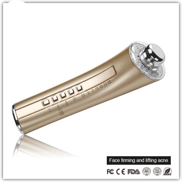 Фотография Mini Portable Rechargeable Skin Care Options Ultrasonic Anti Aging Wrinkle Facial Massager Roller