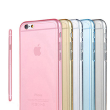 Hot Soft Ultra-thin Clear TPU Case For Apple iPhone 6 4.7inch Crystal Back Cover Protect Skin Silicon Cover For Iphone 6 Plus