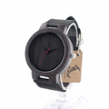 Bobo Bird C022 New arrival genuine leather sanders wood watch men japanese miyota 2035 movement quartz