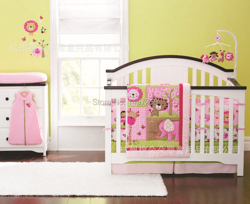PH016 girl baby cot linen set (3)