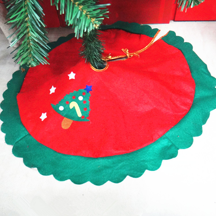 rqaa210 wave green edge decal tree skirt 60cm small rqaa210 wave green edge decal tree skirt 60cm small