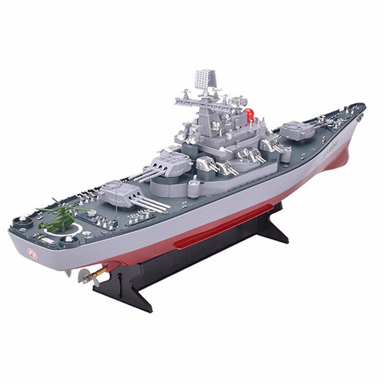 RC Boat 1250 WarShip Remote Control Military Battleship Central