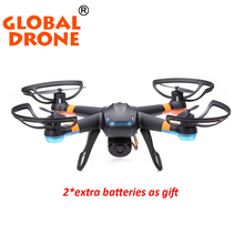 Global Drone White GW007-1 4Channel Radio Remote Control RC drones Gyro 3D professional camera quadcopter gifis 2 battteries