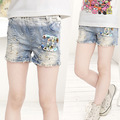 Girls new summer fashion trend of Korean version young girls pants shorts wild half tendon waist