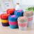 340ml Silicone Coffee Cup with Lid Coffee Mug Anti-dust Coffee Cup Seal Mass water bottle cups and mugs tazas tea cup travel mug