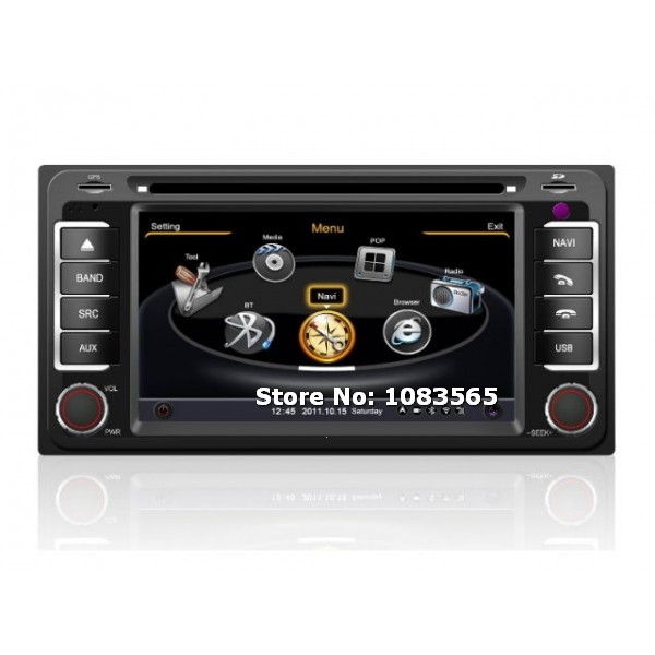 Toyota corolla dvd player gps car stereo radio system