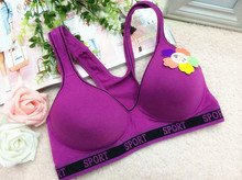 Hot Sexy Women Brand Vest Wire Free Seamless Yoge Exercise Sports Bra Crop Top Fitness Suit Lingerie Sutian Underwear By018