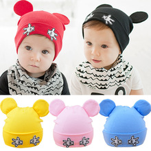 8-24 Month Baby Hats Infant Cartoon Spring Summer Newborn Hat Boys Girls Cute Warm Mouse Children’s Caps Beanies Bonnet Enfant