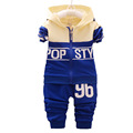 baby boy clothing set 2016 new spring autumn suit for children Korean sport suit for boys
