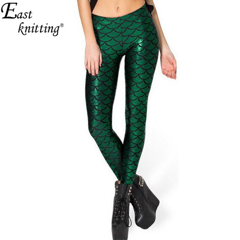 Fashion 2015 New Mermaid leggings Women pants skinny female leggings 5 colors drop shipping