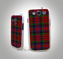RED BLUE TARTAN SCARF FASHION White Hard Case Cover for Samsung Galaxy S3 S3 Mini S4 s4 Mini S5 S5 Mini S6 s6 Edge