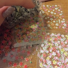 30 Sheet Lot Floral Design Manicure Transfer Nail Art Tips Stickers Decals 3D Flowers Beauty Tickers