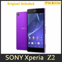 Original Sony Xperia Z2 D6503 L50w LTE 4G Cell Phones 5.2″ inch Quad Core 20.7MP 3GB RAM Android 4.4 Refurbished Mobile Phone