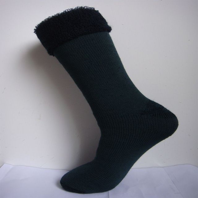S0010 2 pairs/lot New Winter Thermal Cashmere Men's Warm Wool Socks