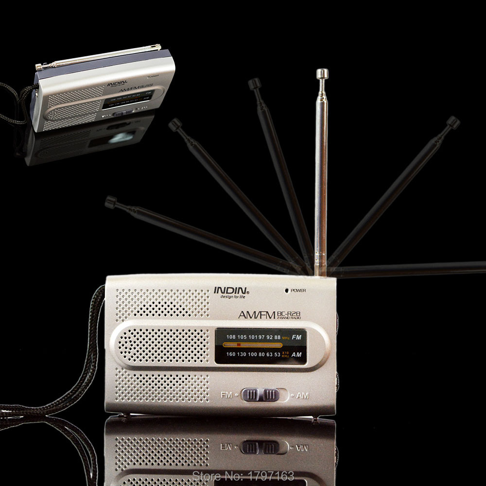 Radio Mini AM FM Receiver World Universal High Quality Antenna BC R28