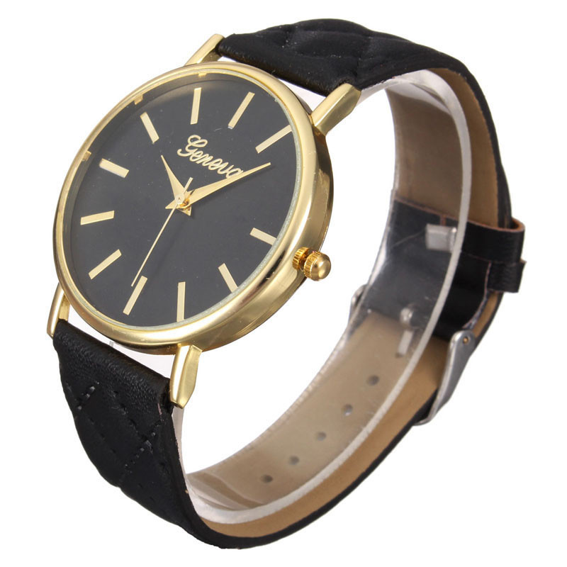Yoner Watch Ladies Watch Belt Diagonal Checkered Plaid font b Tartan b font Table Watch Quartz