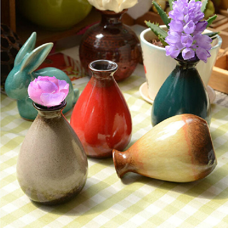 Compra ceramic mini flower vase online al por mayor de china ...