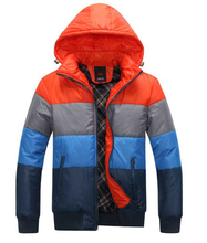 Winter Jacket Men Slim Thicken Parka Outdoor Warm Hooded Down Jacket Cotton Winter Coat Men Jaqueta