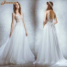 Zuhair Murad Sexy Lace Sheer High Neck Backless White Chiffon Court Train Wedding Bridal Dresses