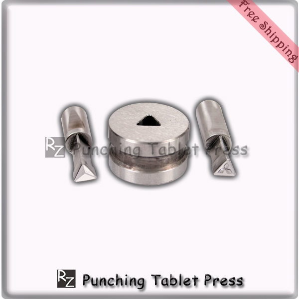 DIY pill molds mould make a pill press triangle shape rhombus pattern