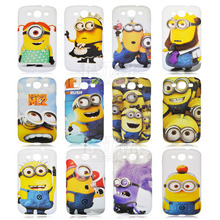Fashional new arrival Despicable Me Yellow Minion pattern TPU Case Cover For Samsung Case for Samsung Galaxy S3 i9300  PT1033