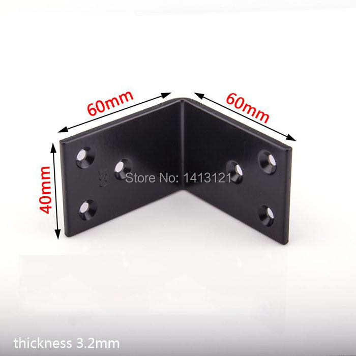 Description Picture 4 of item90° Corner Bracket Wall Mounting Holder Support Triangular Furniture Connector Fixed Fitting Hardware Reinforcement